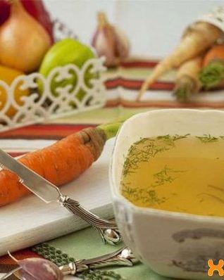 Овощной бульон диетический