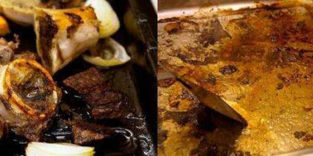 прозрачный говяжий бульон на мясе и костях