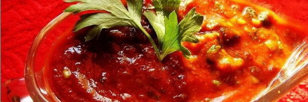 Сацебели на курином бульоне