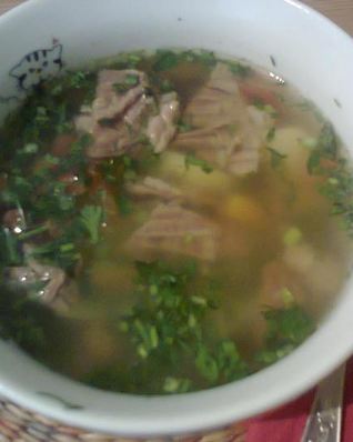 Суп летний на бульоне