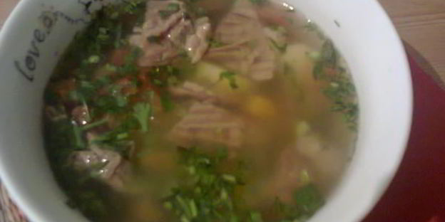 суп летний на бульоне