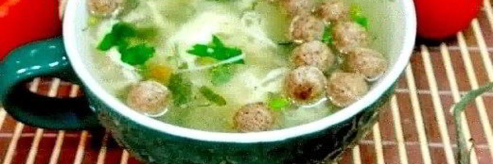 Суп на курином бульоне