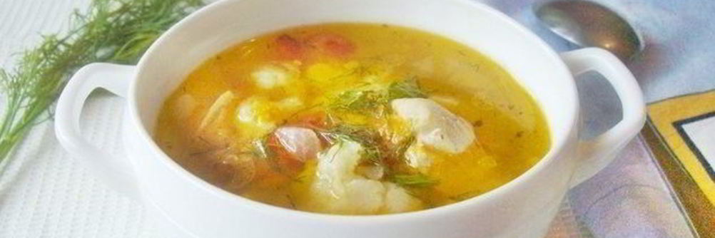 Суп с репой на курином бульоне