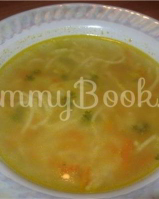 Суп вермишелевый на курином бульоне