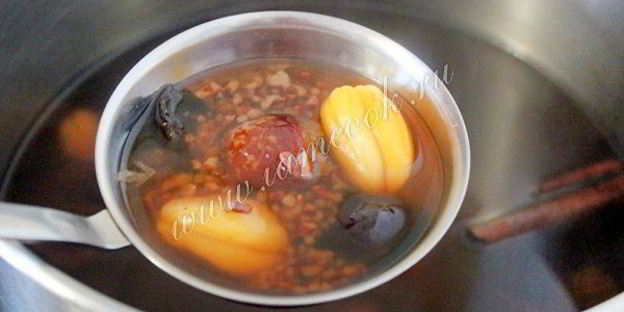 десертный суп с сухофруктами