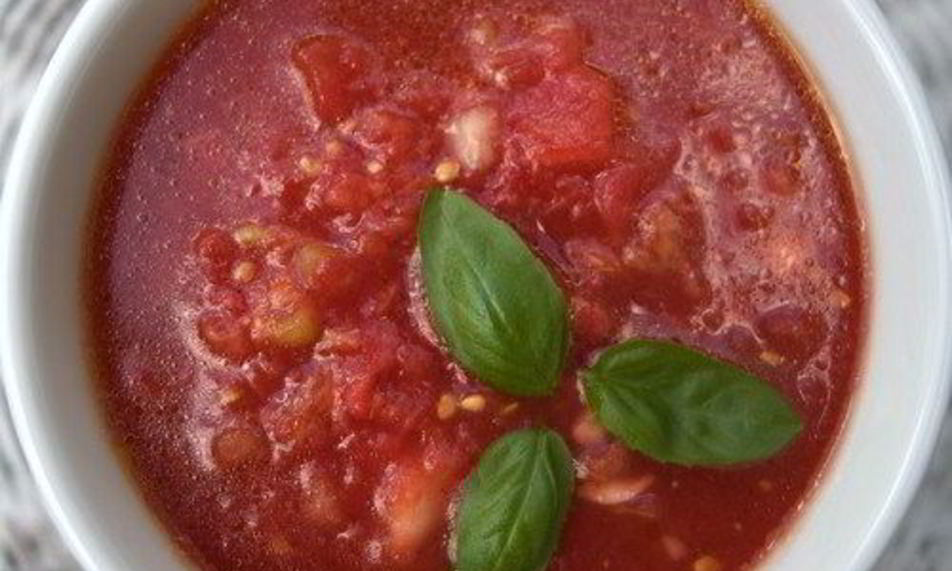 Рецепт арбузного гаспачо с базиликом