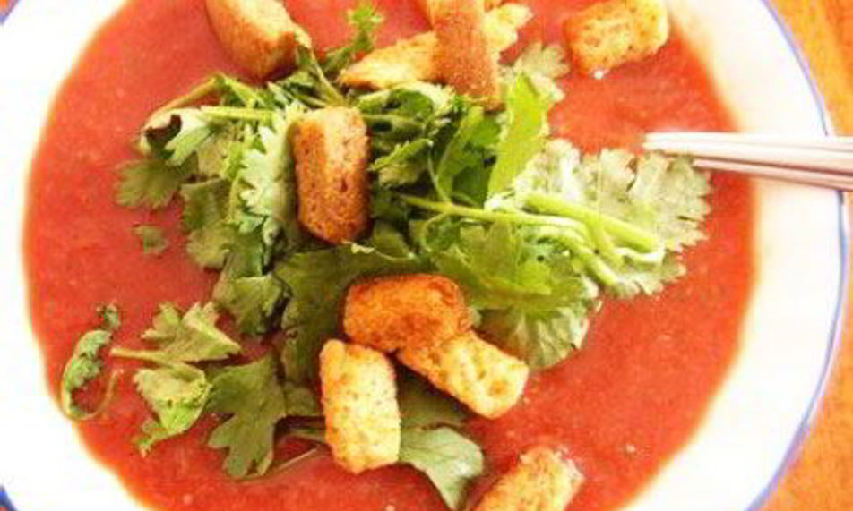 Рецепт быстрого гаспачо