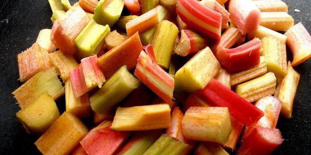 гаспачо из ревеня и вишни