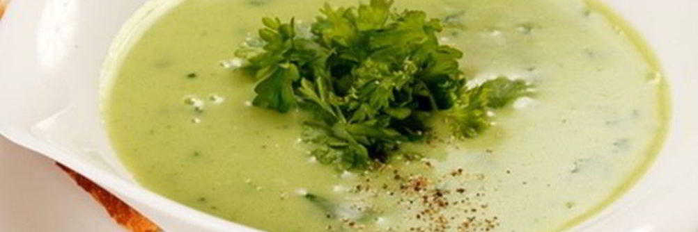 Гаспачо на курином бульоне