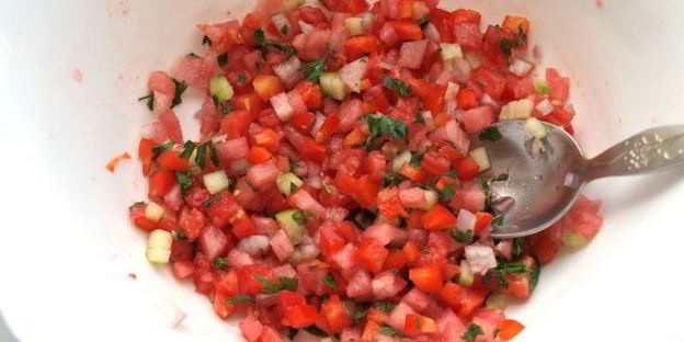 гаспачо с арбузом