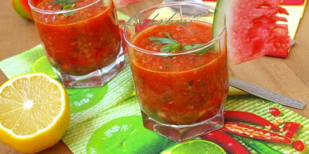 гаспачо с арбузом