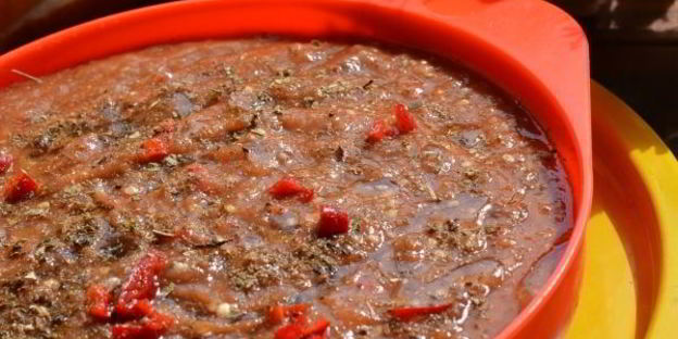 гаспачо с баклажанами