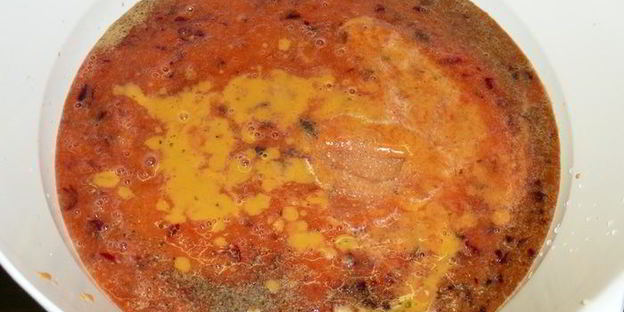 гаспачо с черешней