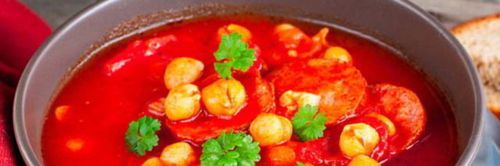 Гаспачо с чоризо