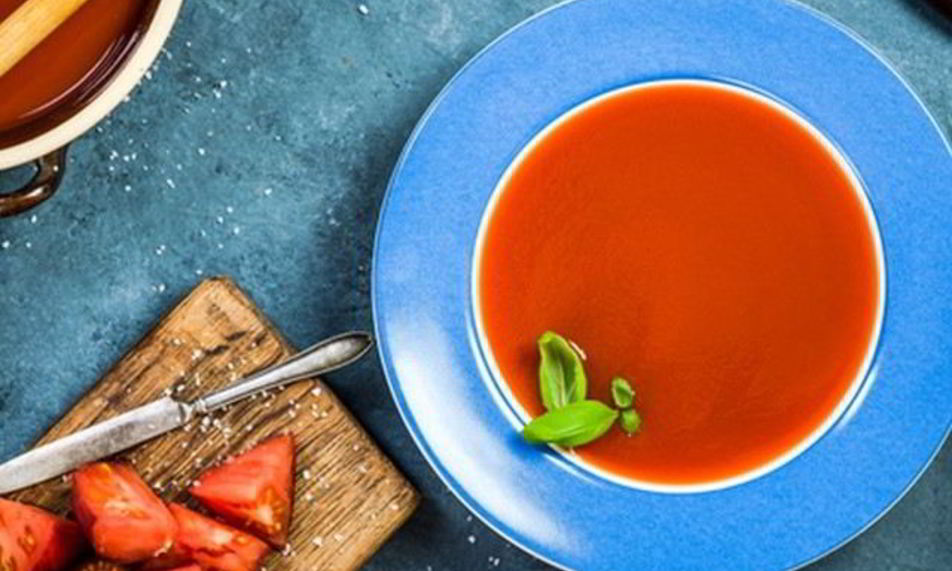 Рецепт гаспачо с гранатовым соусом