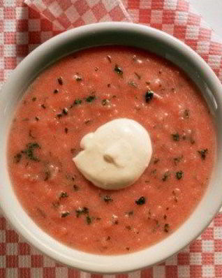 Гаспачо с кайенским перцем