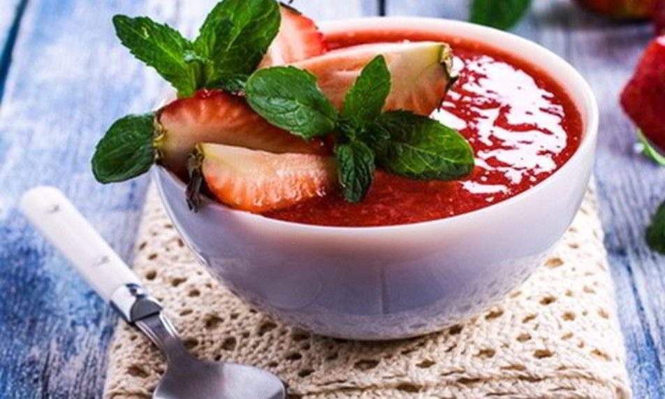 Рецепт гаспачо с клубникой