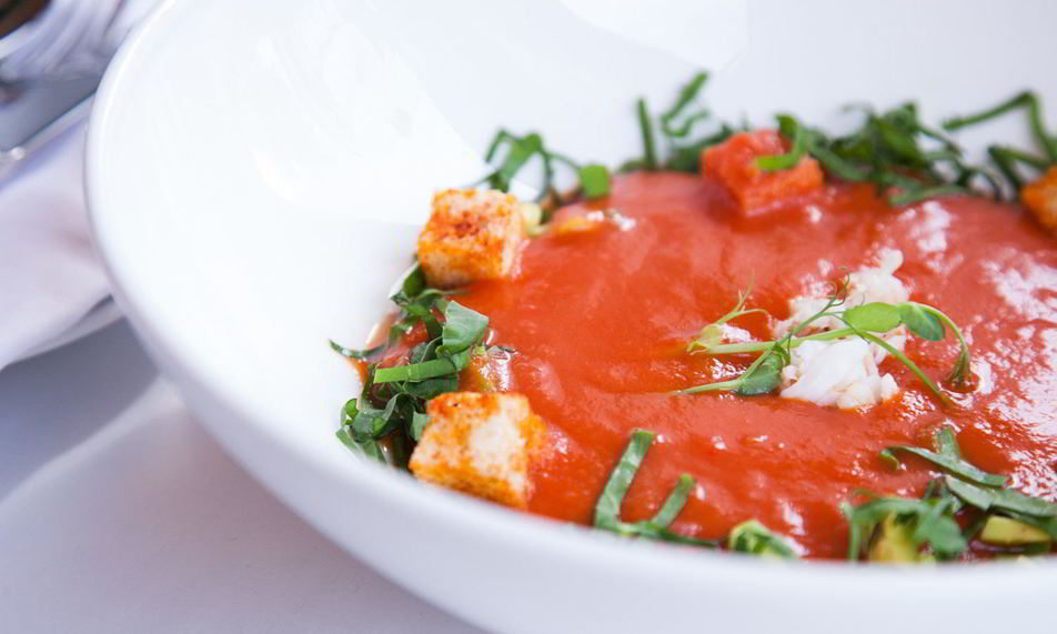 Рецепт гаспачо с крабовыми палочками