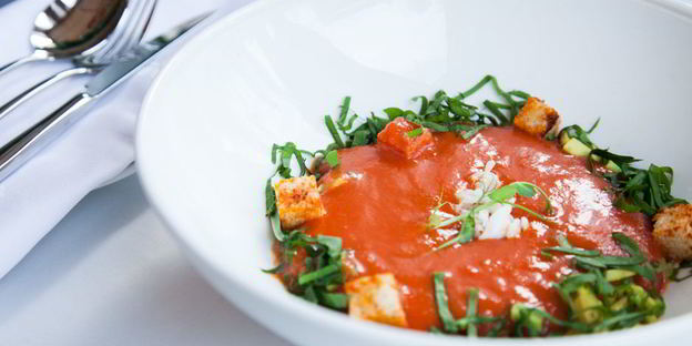 гаспачо с крабовыми палочками