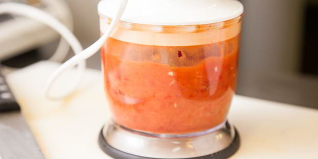 гаспачо с крабовыми палочками