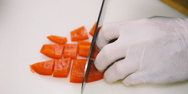 гаспачо с сорбетом из томатов