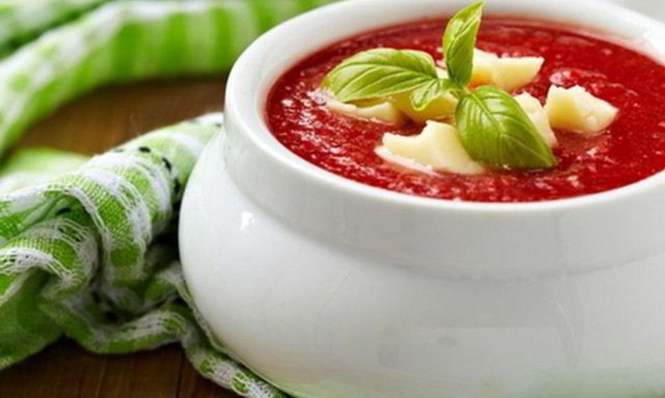 Рецепт гаспачо с сыром