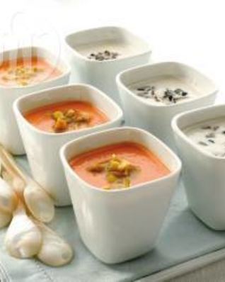 Испанский гаспачо с оливками