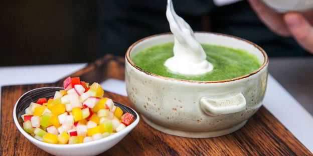 огуречно-перечный гаспачо