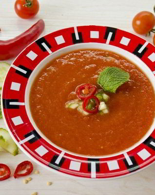 Суп Гаспачо из помидоров