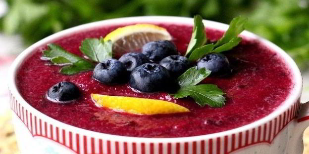 свекольно-ягодный гаспачо