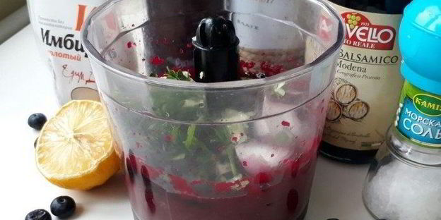 свекольно-ягодный гаспачо