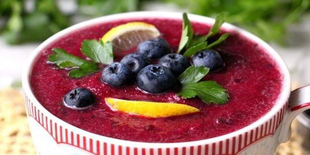 свекольно-ягодный гаспачо