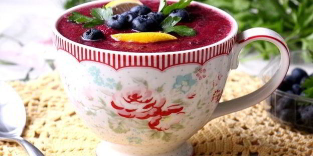 свекольно-ягодный гаспачо