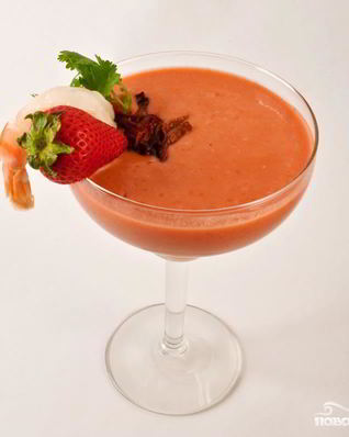 Томатно-клубничный гаспачо
