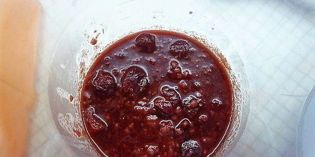 вишнево-малиновый гаспачо