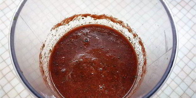 вишнево-малиновый гаспачо