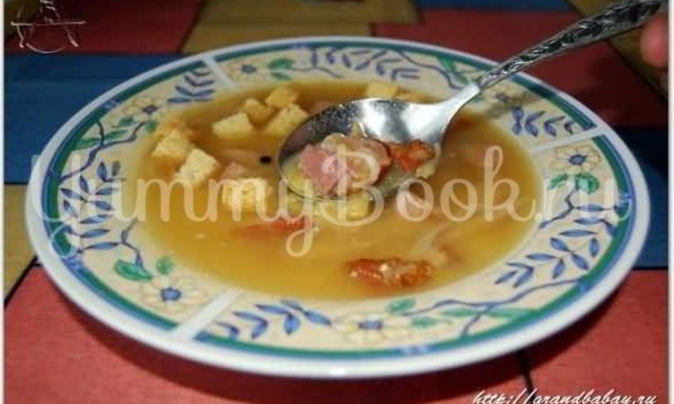 Рецепт горохового супа без прикрас