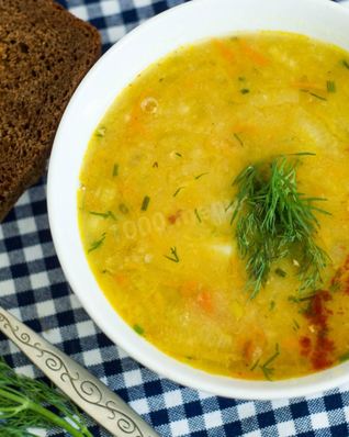 Гороховый суп постный