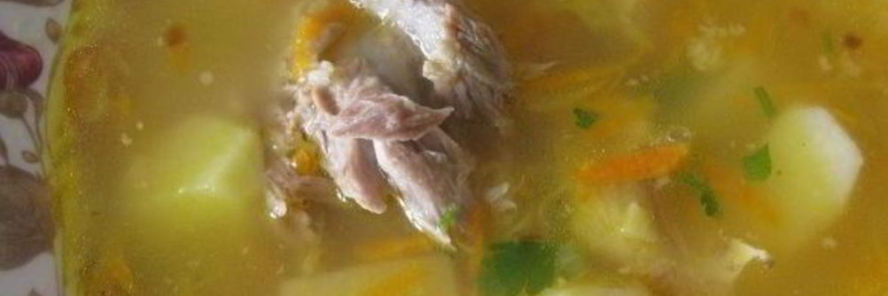 Гороховый суп с бараниной