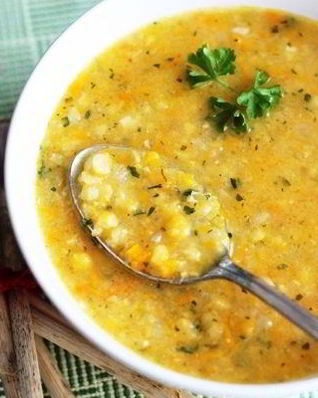 Гороховый суп с чесноком Быстро