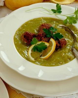 Гороховый суп с фрикадельками