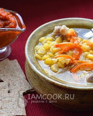 Гороховый суп с говядиной