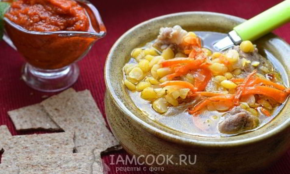 Рецепт горохового супа с говядиной
