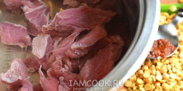 гороховый суп с говядиной