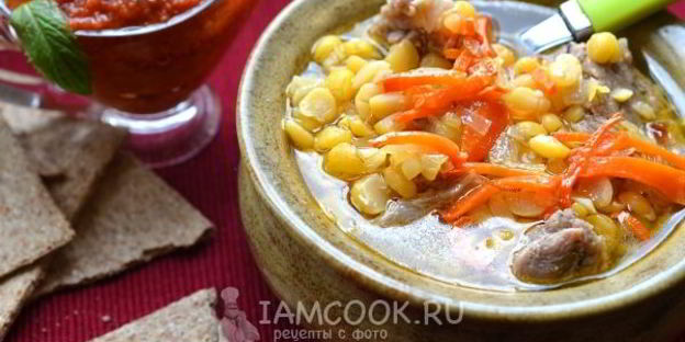 гороховый суп с говядиной
