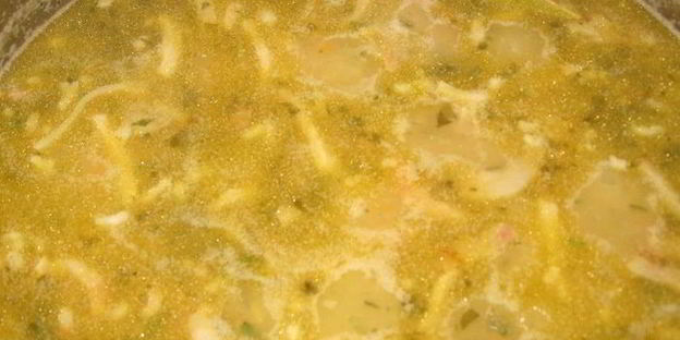 гороховый суп с грудинкой