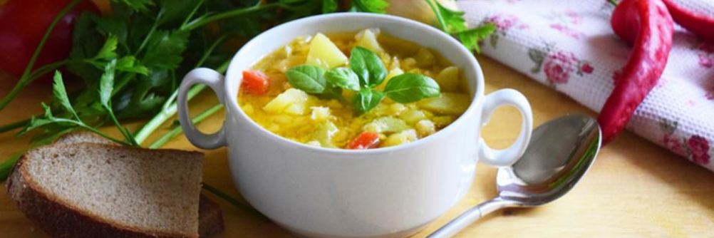 Гороховый суп с курицей