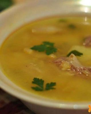 Гороховый суп с мясом