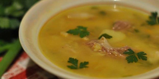 гороховый суп с мясом