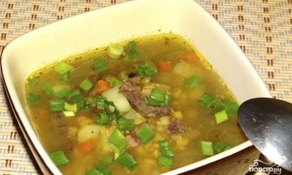Рецепт горохового супа с ребрышками в мультиварке